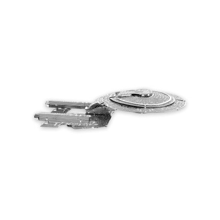 MAQUETA 3D METAL FASCINATIONS STAR TREK U.S.S. ENTERPRISE MONTAJE SIN PEGAMENTO NI SOLDADURA