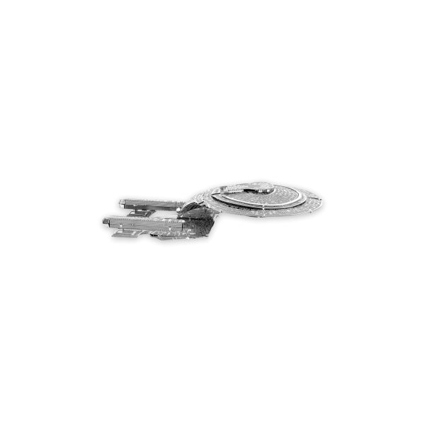 MAQUETA 3D METAL FASCINATIONS STAR TREK U.S.S. ENTERPRISE MONTAJE SIN PEGAMENTO NI SOLDADURA