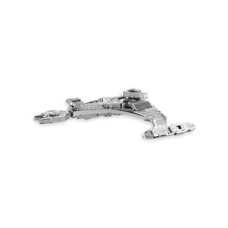 MAQUETA 3D METAL FASCINATIONS STAR TREK KLINGON VORCHA CLASS MONTAJE SIN PEGAMENTO NI SOLDADURA