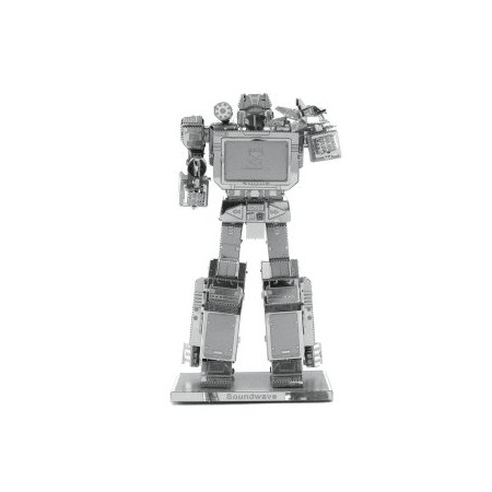 MAQUETA 3D METAL FASCINATIONS SOUNDWAVE TRANSFORMERS MONTAJE SIN PEGAMENTO NI SOLDADURA MAQUETAS 3D