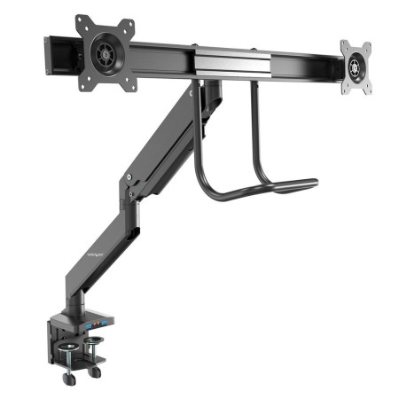 Soporte mesa startech vesa hasta 32 pulgadas 100x100mm brazo doble max 8kg - brazo 2x usb 3.1