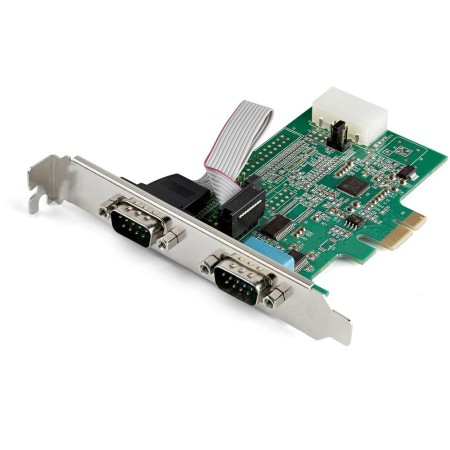 Tarjeta de red startech pex2s953 2x rs232 pci express