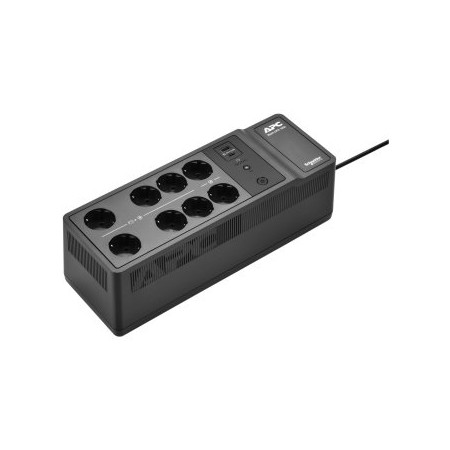 SAI APC BACK-UPS 1050VA/600W PARA MONTAJE EN SUELO O PARED 8 TOMAS SCHUKO 230V PUERTO USB A-C