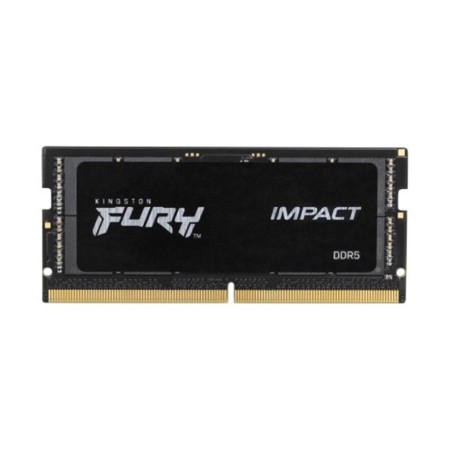 Memoria ram ddr5 16gb 2x 8gb kingston - 4800mt - s - pc5 - 38400 - fury impact - cl38 - 1.1v - sodimm
