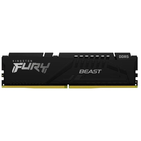 Memoria ram ddr5 8gb kingston - 6000mt - s - fury beast - c30 - negro