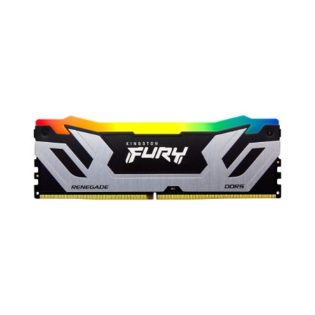 Memoria ram ddr5 24gb kingston - 8400mt - s - fury renegade rgb - cl40 - negra - plata