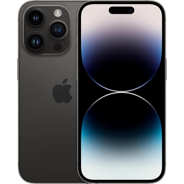 Telefono movil smartphone apple iphone 14 pro 5g - 128gb - 6.1 pulgadas negro acondicionado