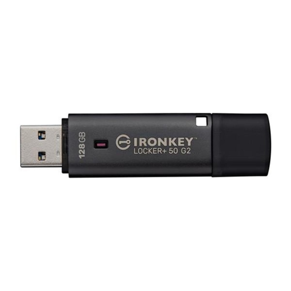 Memoria usb 3.2 kingston 128gb ironkey locker+50 g2