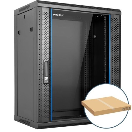 Armario Rack Mural Desmontado Phasak PHO 2216D/ 19″/ Altura 16U