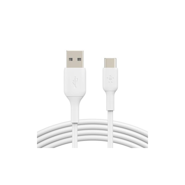CABLE USB-A A USB-C 1M BELKIN CAB001BT1MWH BOOS CHARGE™ 1m COLOR BLANCO
