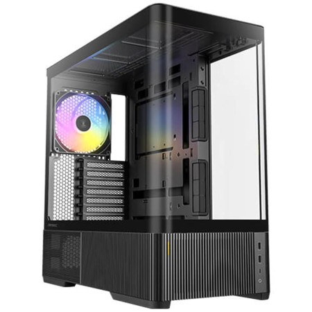 Caja ordenador gaming antec c6 curve atx argb cristal templado negra
