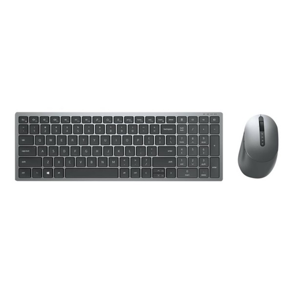 Kit teclado  mouse raton dell km7120w wireles inalambrico gris titanio