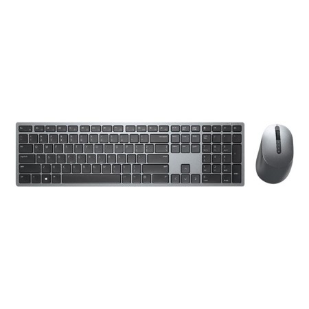 Kit teclado  mouse raton dell premier multi - device km7321w wireles inalambrico gris titanio