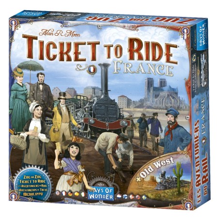 Juego de mesa aventureros al tren francia ( el viejo oeste) pegi 8