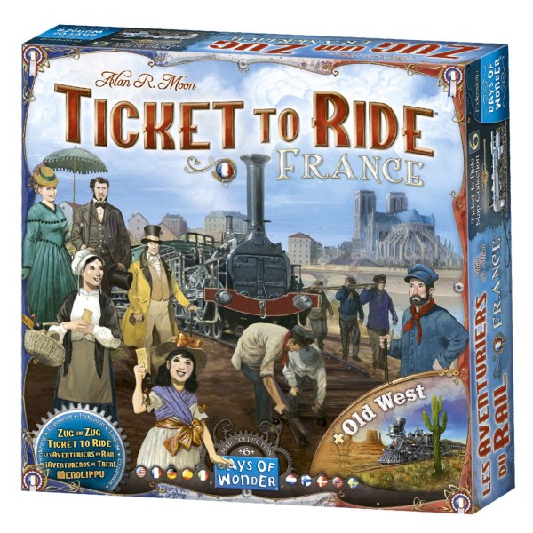 Juego de mesa aventureros al tren francia ( el viejo oeste) pegi 8