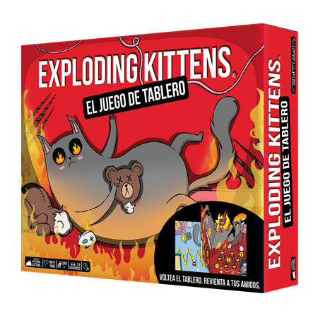 Juego de mesa exploding kittens: el juego de tablero