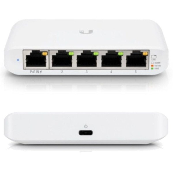 Switch Gestionable Ubiquiti USW-Flex Mini 5 Puertos/ RJ45 10/100/1000 POE