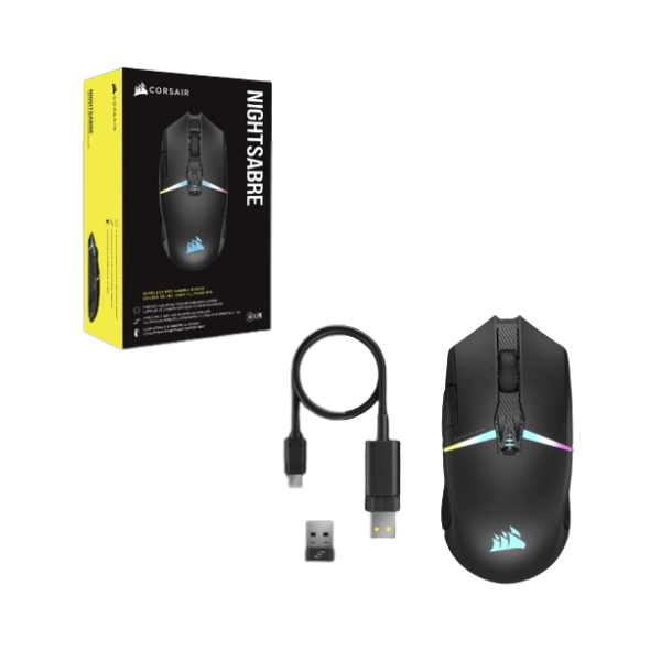 Raton inalambrico gaming corsair ch - 931b011 - eu negro