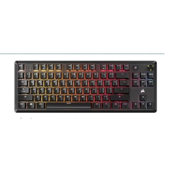 Teclado gaming corsair k70 core tkl rgb negro portugues