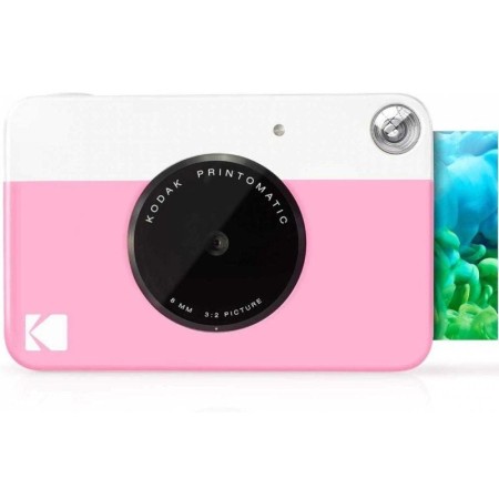 Cámara Digital Instantánea Kodak Printomatic/ 5MP/ Tamaño Foto 2″x3″/ Rosa