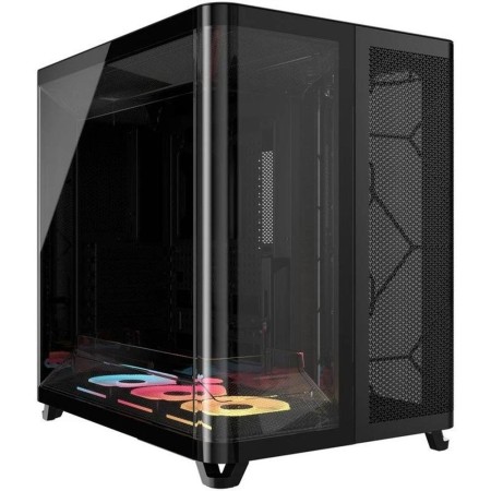 Caja ordenador gaming corsair air 5400 lx - r rgb icue atx cristal templado negra