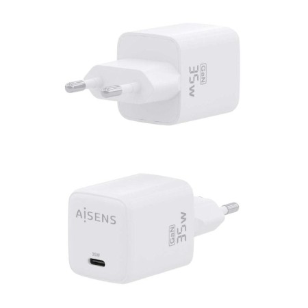 Cargador Gan de Pared Aisens ASCH-35W1P016-W/ 1xUSB Tipo-C/ 35W