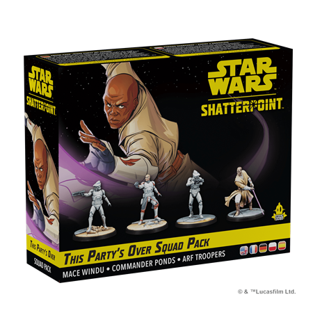 Juego de mesa star wars shatter point his partys over squad pack