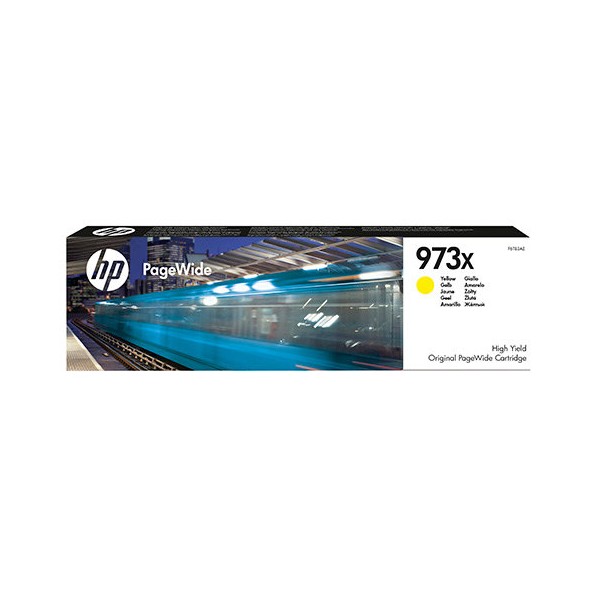 Cartucho tinta hp original cartridge nº 973x yellow pagewide f6t83ae