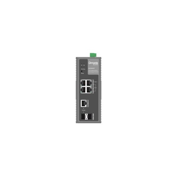 SWITCH GESTIONABLE L2 TP-LINK IES206GPP 4xGb (1xPoE++ 3xPoE+) 1xRJ45/SFP Gb 1xSFP Gb 120W DISEÑO IND
