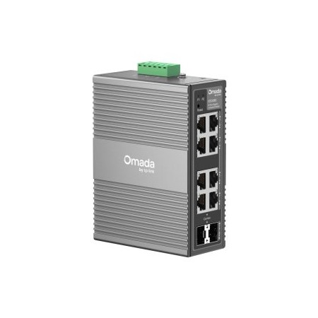 SWITCH GESTIONABLE L2 TP-LINK IES208G 6xRJ45 Gb 2xRJ45/SFP Gb DISEÑO INDUSTRIAL
