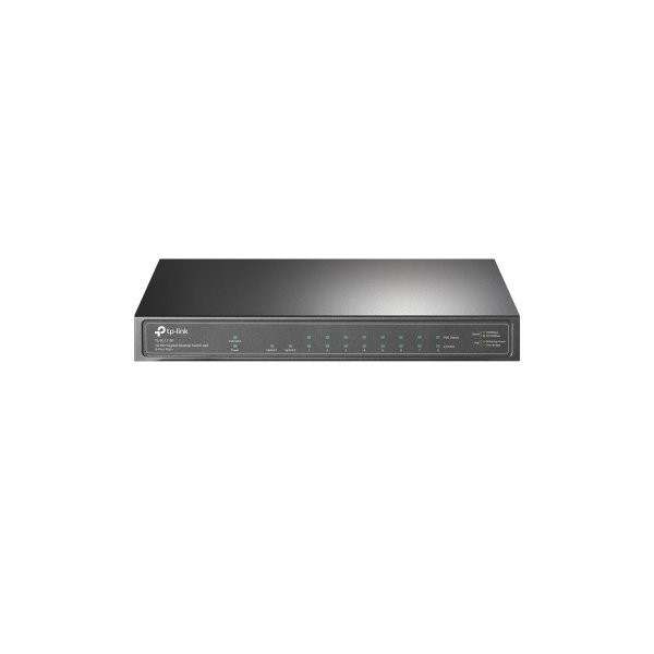 SWITCH TP-LINK TL-SG1210P 9P GIGA 1P SFP GIGABIT 8 PUERTOS POE/POE+ ALIMENTACION POE 63W