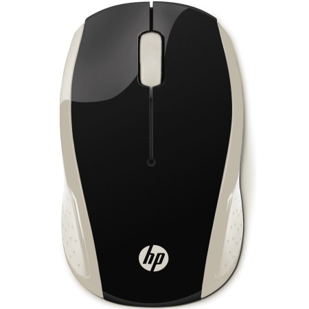 Raton inalambrico hp wireless 200 negro - oro