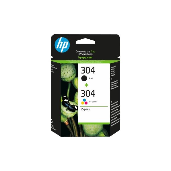 CARTUCHO HP Nª304 PACK DE 2 NEGRO Y COLOR 3JB05AE