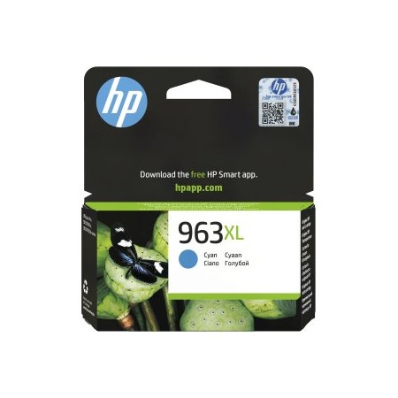 CARTUCHO HP Nº 963XL CIAN PARA OFFICEJET PRO AIO 9010,9012,9014,9015,9016,9019,9020,9022,9025