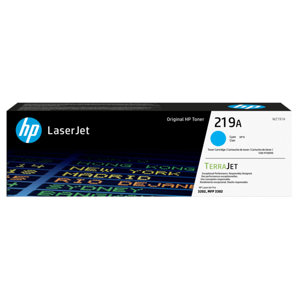 Toner hp 219a cyan original laserjet