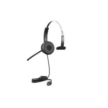 HEADSET USB LENOVO 100 MONO, CABLE 1.8m COLOR NEGRO