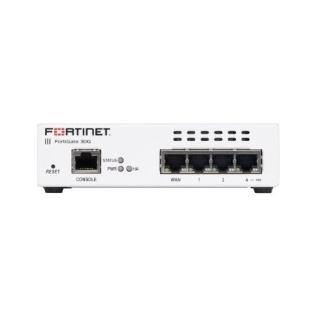FORTINET FORTIGATE FG-30G 4X GE RJ45 PORTS (INCLUDING 3X INTERNAL PORTS, 1X WAN PORTS)