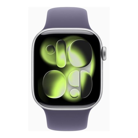 Smartwatch apple watch s11 gps 42mm silver aluminium case purple mist sport band s - m