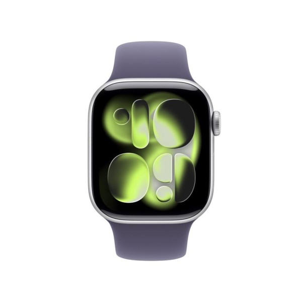 Smartwatch apple watch s11 gps + cellular 42mm silver aluminium case purple fog sport band s - m