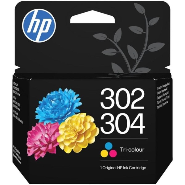 Cartucho tinta hp 302 - 304 tri - color