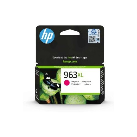 CARTUCHO HP Nº 963XL MAGENTA PARA OFFICEJET PRO AIO 9010,9012,9014,9015,9016,9019,9020,9022,9025