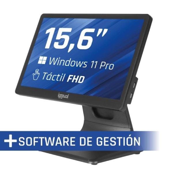 iggual TPV 15,6″ N100 8+256GB W11Pro + Software