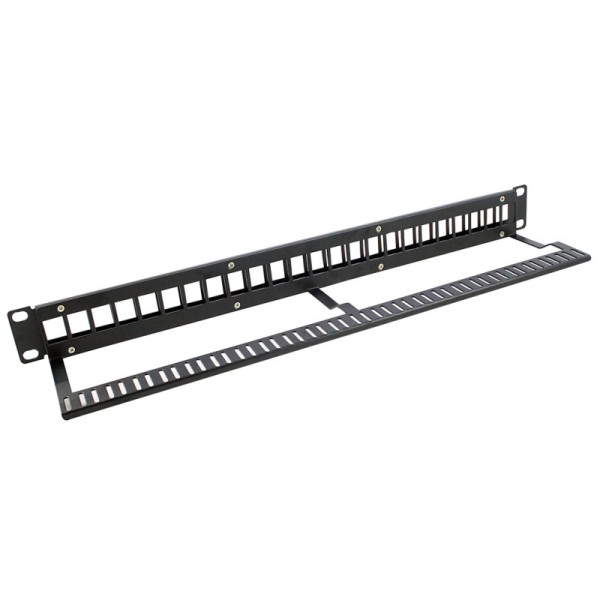 Monolyth Patch Panel 24 Puertos 19″ UTP Keystone