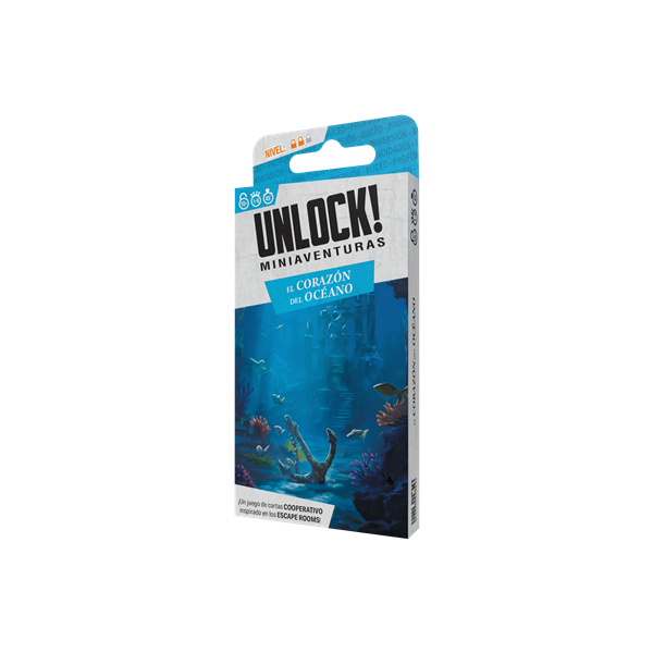Juego de mesa unlock mini el corazón del océano