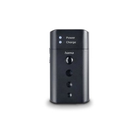 CARGADOR PILAS RECARGABLES HAMA DELTA TRAVEL UNIVERSAL BATERIAS DE LITIO Y NIMH USB-C COLOR NEGRO