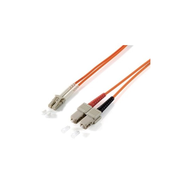 CABLE FIBRA OPTICA MULTIMODO LC/SC 62,5/125 LSOH 1M COLOR NARANJA
