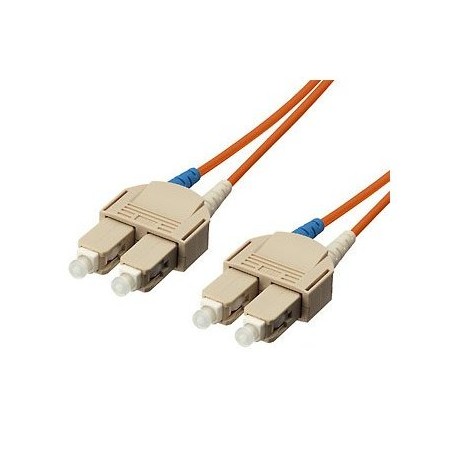 CABLE FIBRA OPTICA MULTIMODO SC/SC LSOH 1M COLOR NARANJA
