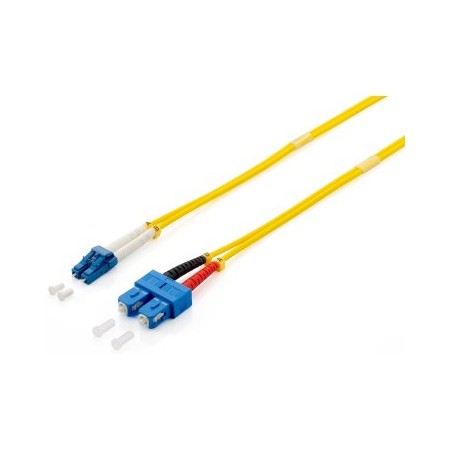 CABLE FIBRA OPTICA MONOMODO LC/SC 0.9/125 LSOH 2M COLOR AMARILLO