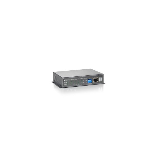 SWITCH NO GESTIONABLE LEVEL ONE FSW-0513 5P 4xPoE 100Mb 120W CARCASA METALICA