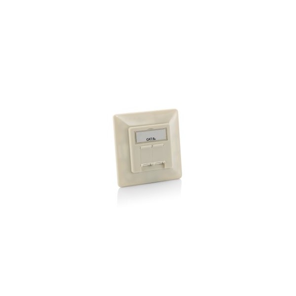 KIT 5 UNIDADES ROSETA CAT6A EMPOTRAR BLANCO PERLA REF. 125775